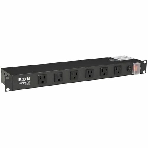 Tripp Lite Power Strip Rackmount Metal 120V 5-15R Right Angle 12 Outle
