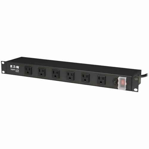 Tripp Lite Power Strip Rackmount Metal 120V 5-15R Right Angle 12 Outle
