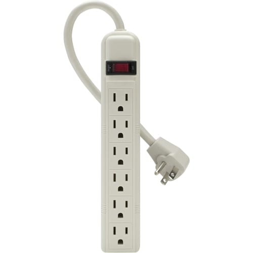 Belkin 6-Outlet Power Strip - 5ft Cord - Rotating Plug - On-Off Switch