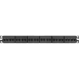 Panel de conexión de red Cat6 de 24 puertos Panduit
