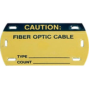 Etiqueta de marcado de cable de fibra óptica Panduit - 50,80 mm (2") de largo x 88,90 mm (3,50") de ancho - R