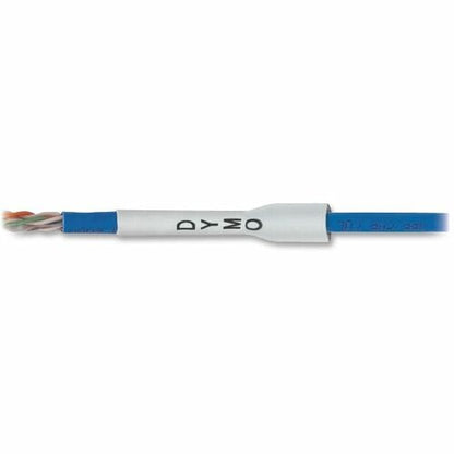 Gaine thermorétractable blanche Dymo - 12 mm (15/32 po) de largeur x 59 1/16 po