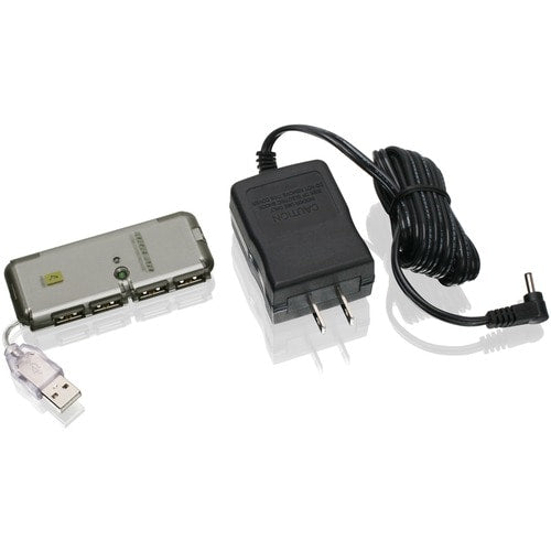 Concentrador USB IOGEAR MicroHub GUH274 - 4 x 4 pines Tipo A hembra USB 2.0, 1 x 4