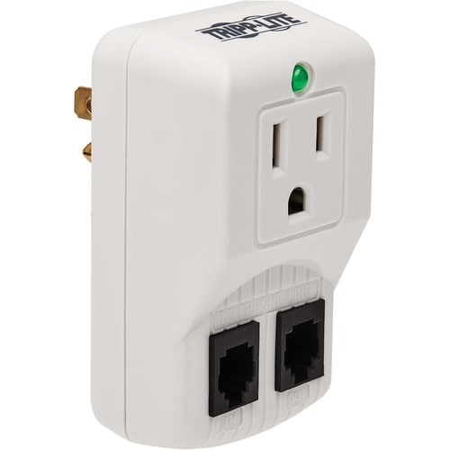 Tripp Lite by Eaton 1 Outlet 120V Surge Suppressor - Gray - NEMA 5-15P