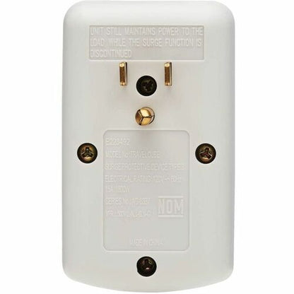 Tripp Lite by Eaton 1 Outlet 120V Surge Suppressor - Gray - NEMA 5-15P