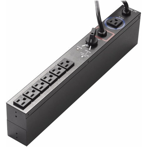 Unité de distribution d'alimentation (PDU) Eaton Basic, 1U - EHBPL1500R-PDU1U - NEMA 5-15P - 6 x NEMA 5-15R - 1,44 kW - 2U