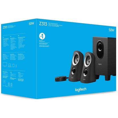 Logitech Z313 2.1 Speaker System - 25 W RMS