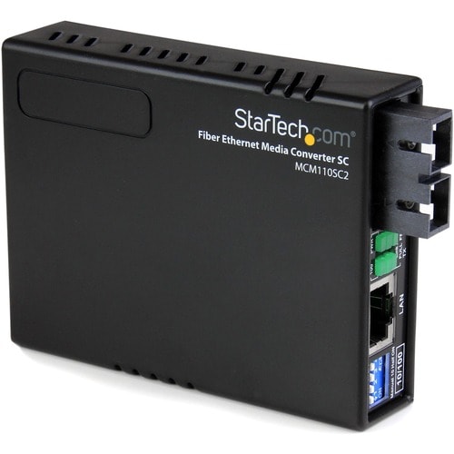 Convertisseur de média fibre optique vers Ethernet 10/100 multimode SC 2 km StarTech.com