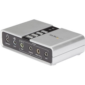 StarTech.com 7.1 USB Audio Adapter External Sound Card - Turn your lap