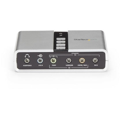 StarTech.com 7.1 USB Audio Adapter External Sound Card - Turn your lap