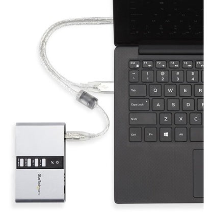 StarTech.com 7.1 USB Audio Adapter External Sound Card - Turn your lap
