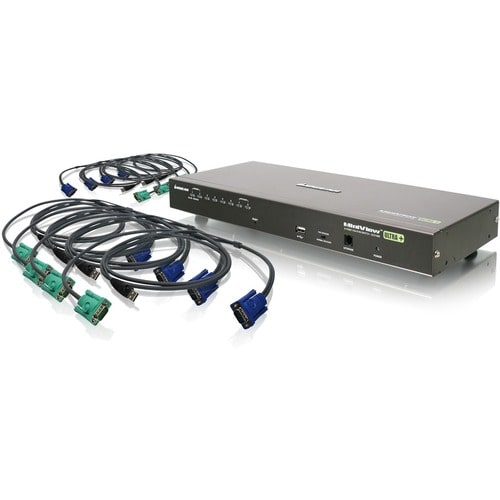 COMMUTATEUR KVMP COMBO VGA 8 PORTS AVEC CÂBLES USB
