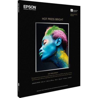 25-SHEET 8.5X11 HOT PRESS BRIGHT