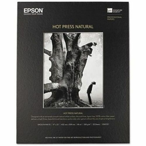25-SHEET 17X22 HOT PRESS NATURAL