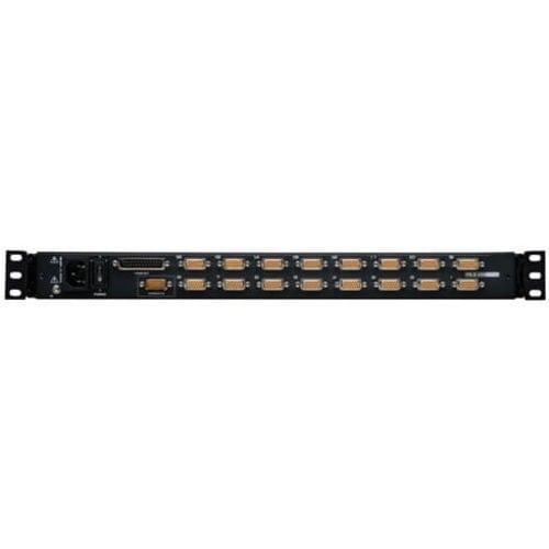 Conmutador KVM RM LCD NetDirector Console de Tripp Lite con 8 cables - Carcasa de acero