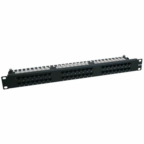 Panneau de brassage Tripp Lite 48 ports Cat6 Cat5 haute densité 110 broches, montage en rack 1URM TAA -