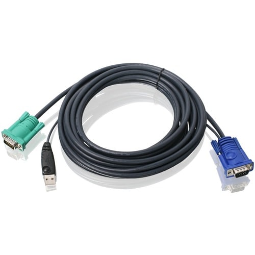 Cable USB KVM IOGEAR de 4,88 m (USB, VGA)
