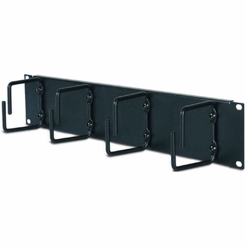 APC 2U Horizontal Cable Organizer - Cable Manager - Black - 2U Rack He
