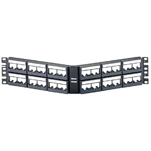 Panduit Mini-Com CPPLA48WBLY 48-Port Modular Patch Panel - 48 - 48 Port(s) - 48 x RJ-11