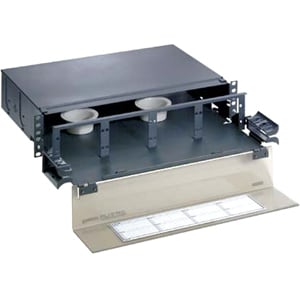 Panduit OPTICOM FMD2 Rack Mount Fiber Drawer Rack Shelf - 2U Rack Height x 19\" (482.60 mm