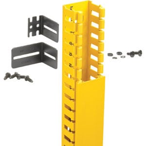 Kit de gestion de câbles verticaux à charnières 2x2 Panduit FiberRunner FRHD2KTYL