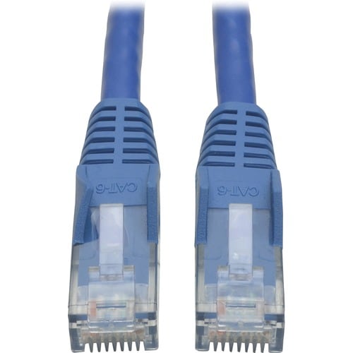 Câble de raccordement moulé anti-accroc RJ45 Cat6 Gigabit Tripp Lite 50 pi Bleu 50 pi