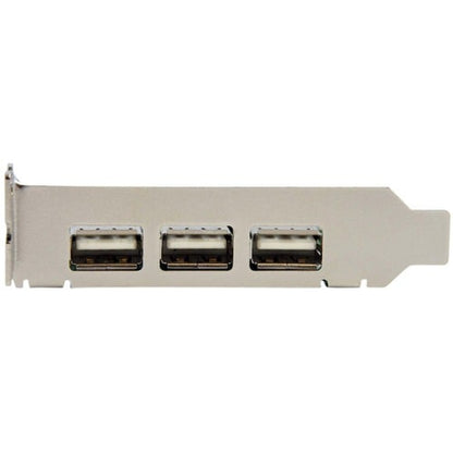 Carte adaptateur PCIE USB 2.0 à 4 ports à profil bas