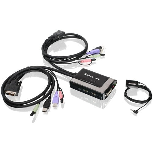 Conmutador KVM IOGEAR GCS932UB - 2 x 1 - 4 x USB tipo A
