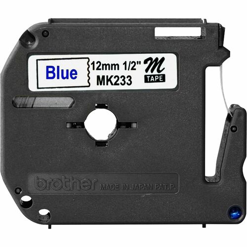 RUBAN ADHÉSIF BLEU SUR BLANC 12 MM MULTI 20