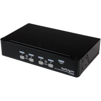 COMMUTATEUR KVM USB 4 PORTS MONTAGE EN RACK 1U AVEC OSD
