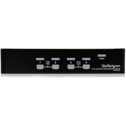 COMMUTATEUR KVM USB 4 PORTS MONTAGE EN RACK 1U AVEC OSD