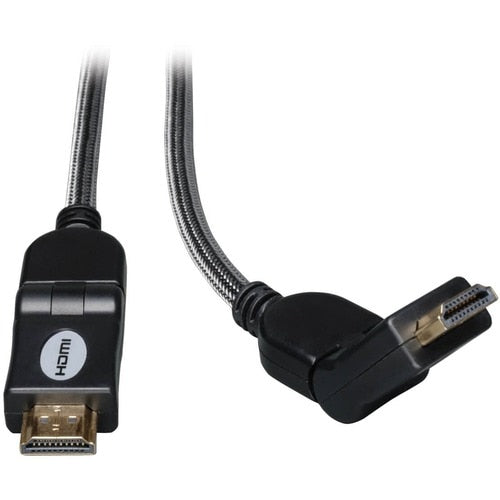 Cable HDMI de alta velocidad de 3 m (10 pies) de Tripp Lite para video digital con conectores giratorios de audio 4K x 2K M/M de 3 m (10 pies)