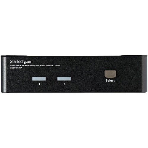 CONMUTADOR KVM HDMI DE 2 PUERTOS CON CONCENTRADOR DE AUDIO USB 2.0
