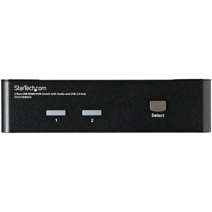CONMUTADOR KVM HDMI DE 2 PUERTOS CON CONCENTRADOR DE AUDIO USB 2.0