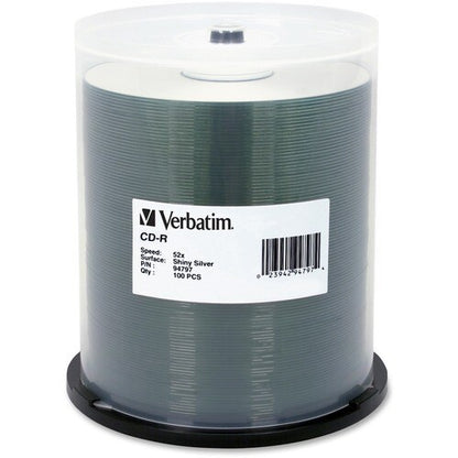Verbatim CD-R 700MB 52X DataLifePlus Shiny Silver Silk Scree