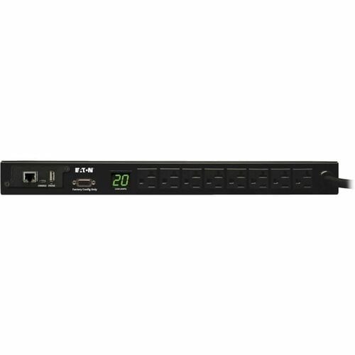 PDU Tripp Lite PDUMNH20 monitoreada de 120 V, 20 A, 8 tomacorrientes, 16 NEMA 5-15/2