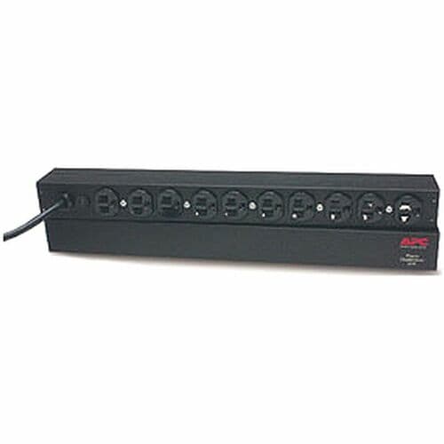 Unité de distribution d'alimentation (PDU) APC Basic Rack 1,8 kVA de Schneider Electric - 10 x NEMA 5-15R