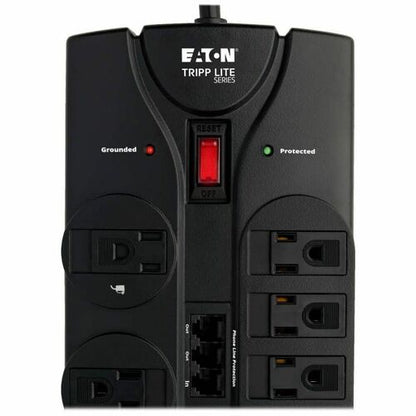 Tripp Lite by Eaton TLP1208TEL 12-outlet Surge Suppresor - Black - NEM