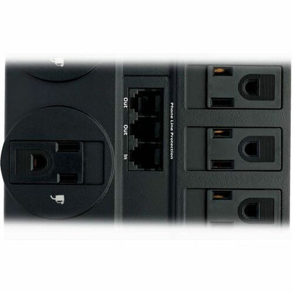 Tripp Lite by Eaton TLP1208TEL 12-outlet Surge Suppresor - Black - NEM