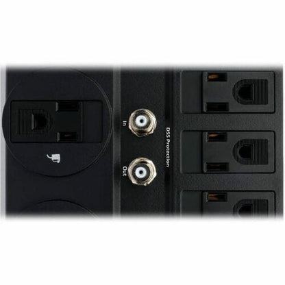 Tripp Lite series 12-outlet Coax Surge Suppressor - Black - NEMA 5-15P