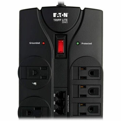 Tripp Lite series 12-outlet Coax Surge Suppressor - Black - NEMA 5-15P