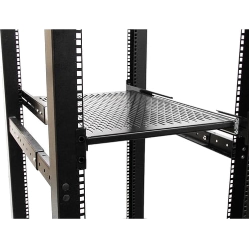 StarTech.com Support de montage 2U à profondeur réglable de 51 à 76 cm, ventilé et coulissant