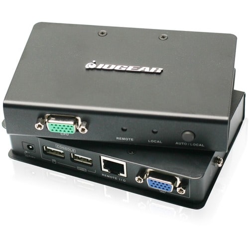 EXTENSOR DE CONSOLA KVM VGA USB ACCEDA A SU COMPUTADORA HASTA 500 PIES