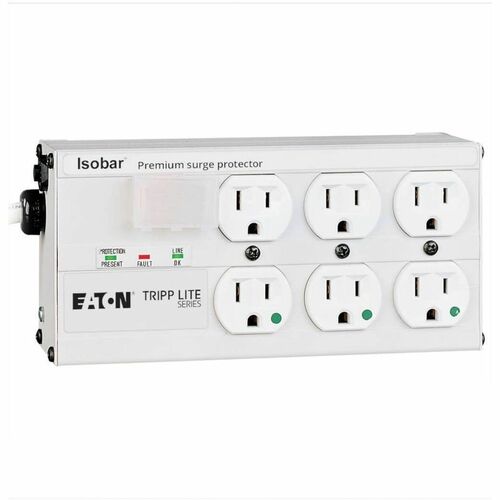 Supresor de sobretensiones Tripp Lite by Eaton Isobar IBAR6HG de 6 tomacorrientes (6 x NE)