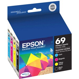 CMYK INK COMBO CARTRIDGES STD CAP SINGLE FACING
