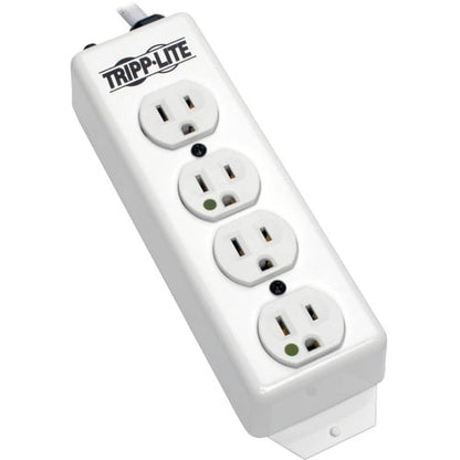 Regleta de enchufes Tripp Lite de 120 V CA - NEMA 5-15P - 4 NEMA 5-15R de grado hospitalario - 4,57 m