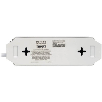 Regleta de enchufes Tripp Lite de 120 V CA - NEMA 5-15P - 4 NEMA 5-15R de grado hospitalario - 4,57 m