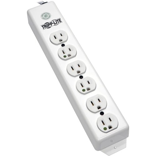 Multiprise Tripp Lite 120 V CA - NEMA 5-15P - 6 NEMA 5-15R - Qualité hospitalière - 4,57 m
