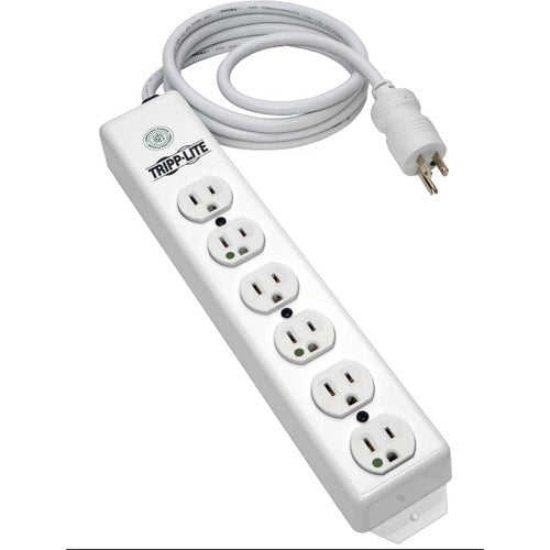 Multiprise Tripp Lite 120 V CA - NEMA 5-15P - 6 NEMA 5-15R - Qualité hospitalière - 4,57 m