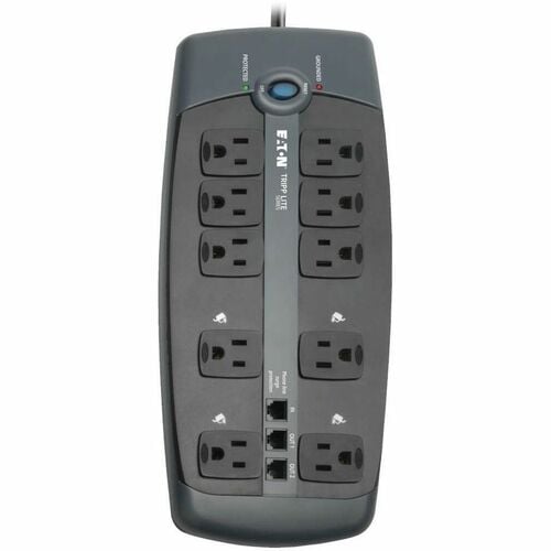 Tripp Lite by Eaton 10-Outlet Surge Protector - Silver - NEMA 5-15P -